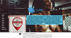 Desktop Screenshot of cube-fitnes.si